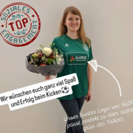 Soziales Engagement und neue Trikots für die TSV Eningen Bambinis
