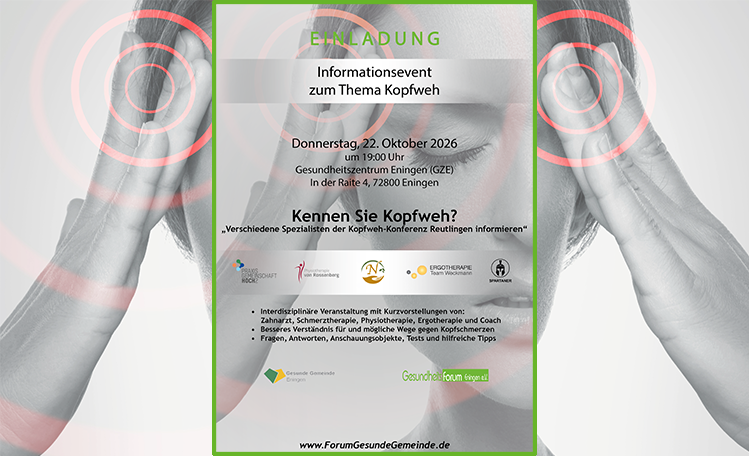 Kopfweh? Informations- und Mitmachevent am 22. Oktober 2026